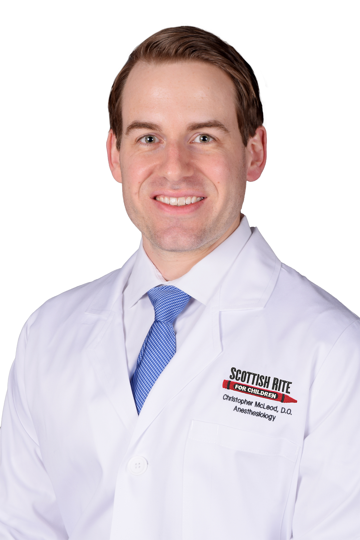 Christopher McLeod, D.O., is a staff anesthesiologist at Scottish Rite for Children.